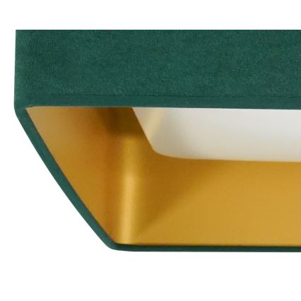 Brilagi - Lámpara de techo LED regulable VELVET SQUARE SMART LED/36W/230V 60x60 cm 2700-6500K Wi-Fi Tuya + mando a distancia verde