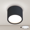 Brilagi - LED Luminaria tipo spot para baño SMOOTH 1xGX53/15W/230V negro IP65