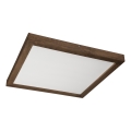Brilagi - LED Luz de techo de baño WOODY FRAME LED/40W/230V 60x60 cm IP44 nuez