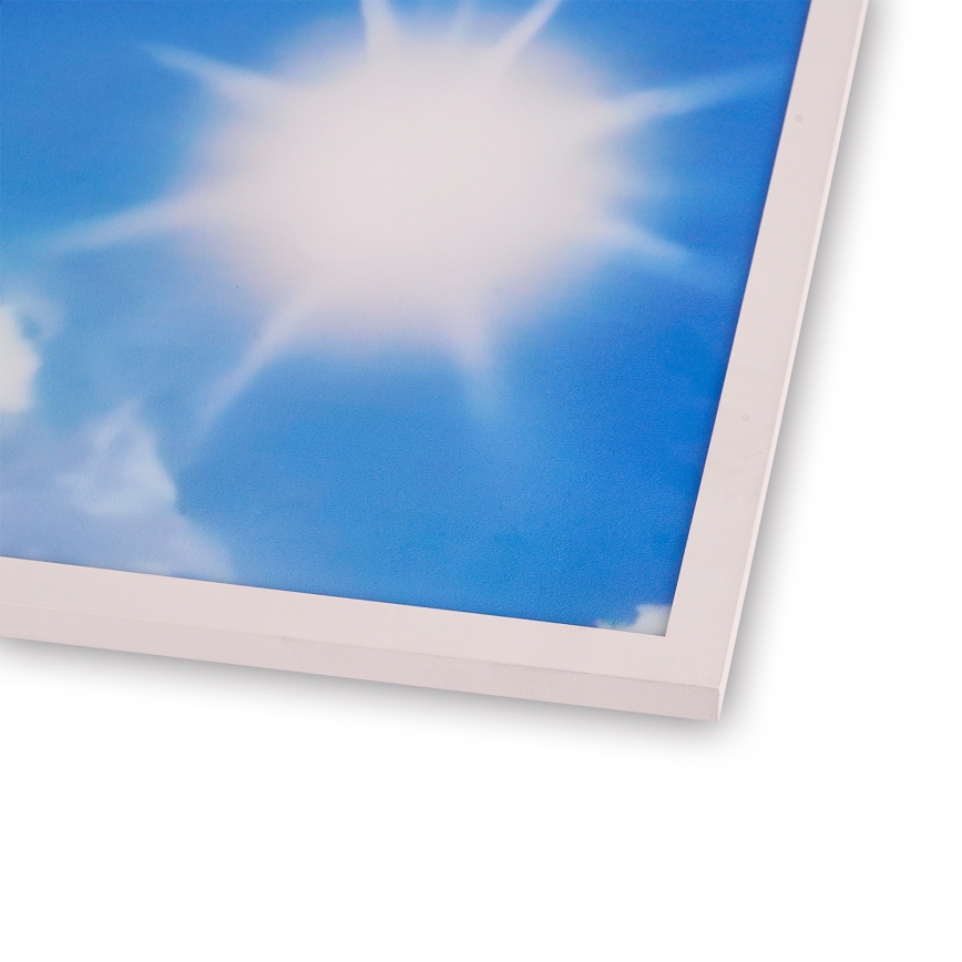 Brilagi - Lámpara de techo LED regulable SLIMFRAME LED/58W/230V 60x60 cm 3000-6000K plateado/azul + mando a distancia