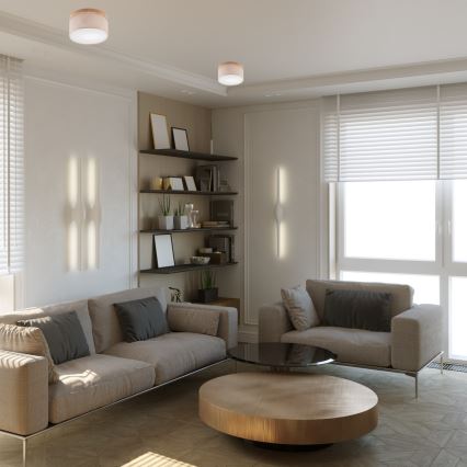 Brilagi - LED Plafón BELLADONNA 1xE27/15W/230V d. 30 cm beige/roble