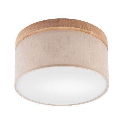 Brilagi - LED Plafón BELLADONNA 1xE27/15W/230V d. 30 cm beige/roble