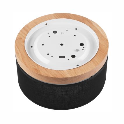 Brilagi - LED Plafón BELLADONNA 1xE27/15W/230V d. 30 cm negro/roble