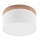 Brilagi - LED Plafón BELLADONNA 1xE27/15W/230V diá. 30 cm blanco/roble