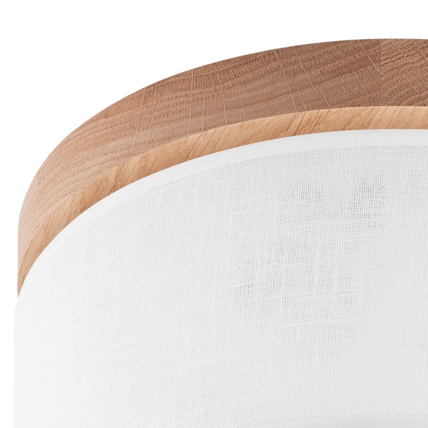 Brilagi - LED Plafón BELLADONNA 1xE27/15W/230V diá. 30 cm blanco/roble