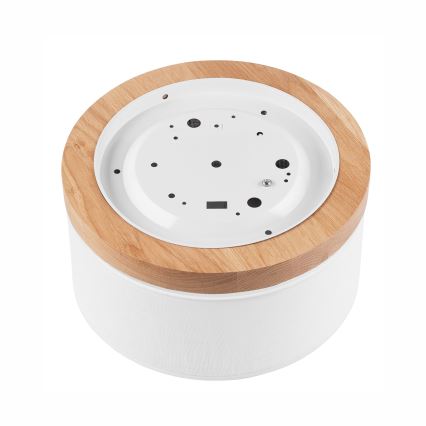 Brilagi - LED Plafón BELLADONNA 1xE27/15W/230V diá. 30 cm blanco/roble