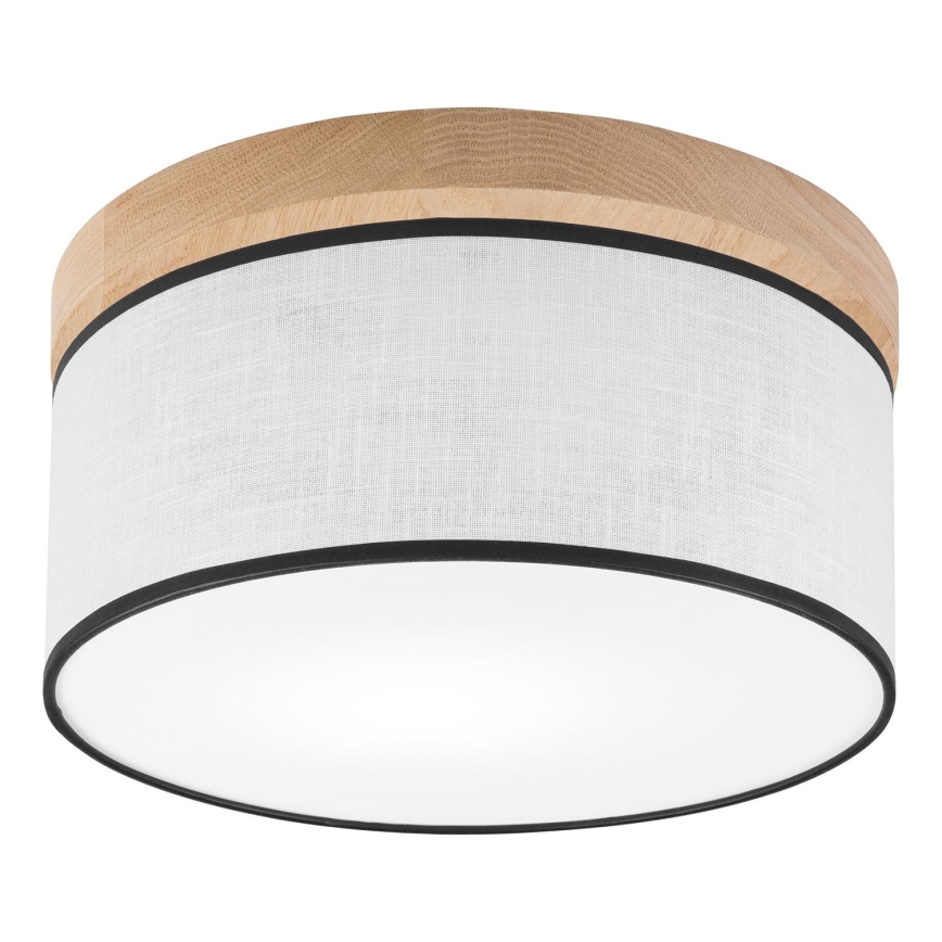 Brilagi - LED Plafón BELLADONNA 1xE27/15W/230V diá. 30 cm blanco/roble