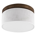 Brilagi - LED Plafón BELLADONNA 1xE27/15W/230V diá. 30 cm blanco/roble