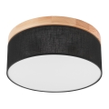 Brilagi - LED Plafón BELLADONNA 2xE27/15W/230V d. 40 cm negro/pino