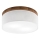 Brilagi - LED Plafón BELLADONNA 2xE27/15W/230V diá. 40 cm blanco/roble cereza