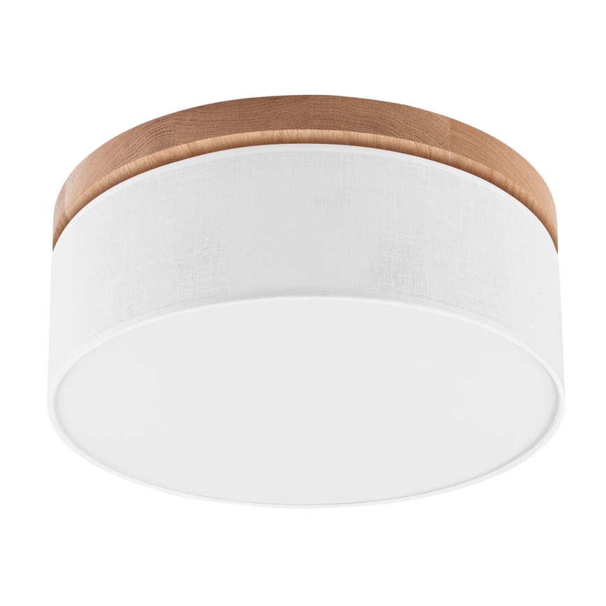 Brilagi - LED Plafón BELLADONNA 2xE27/15W/230V diá. 40 cm blanco/roble