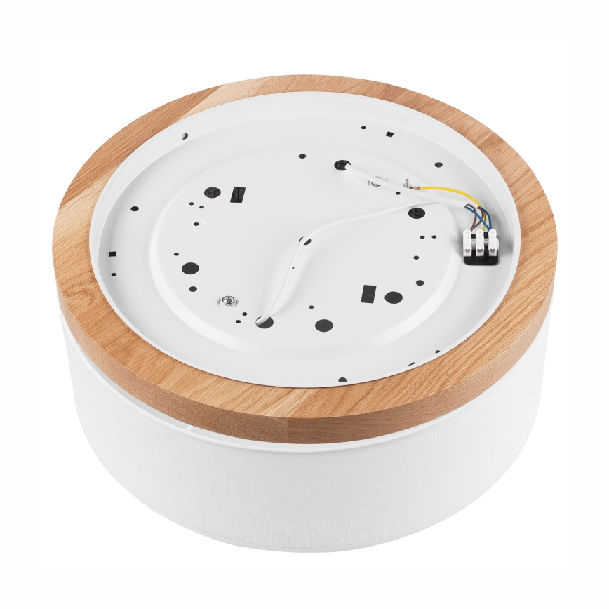 Brilagi - LED Plafón BELLADONNA 2xE27/15W/230V diá. 40 cm blanco/roble