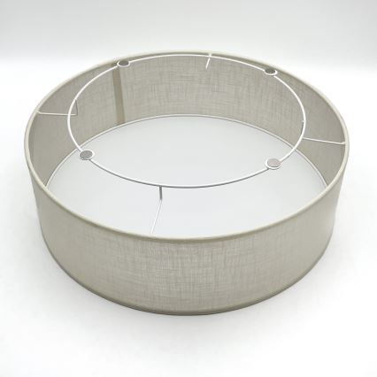 Brilagi - LED Plafón BELLADONNA 2xE27/15W/230V diá. 40 cm color crema/roble
