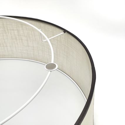 Brilagi - LED Plafón BELLADONNA 2xE27/15W/230V diá. 40 cm color crema/roble