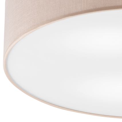 Brilagi - LED Plafón BELLADONNA 3xE27/15W/230V d. 50 cm beige/pino