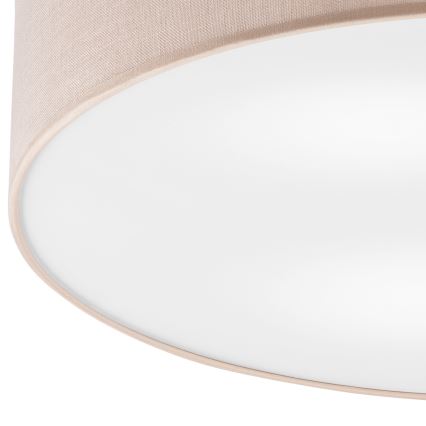 Brilagi - LED Plafón BELLADONNA 3xE27/15W/230V d. 50 cm beige/roble