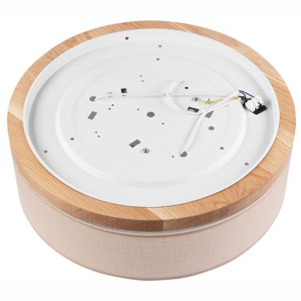 Brilagi - LED Plafón BELLADONNA 3xE27/15W/230V d. 50 cm beige/roble