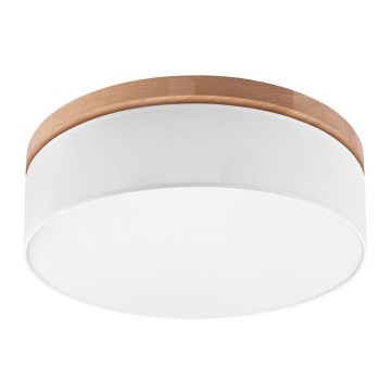 Brilagi - LED Plafón BELLADONNA 3xE27/15W/230V d. 50 cm blanco/roble