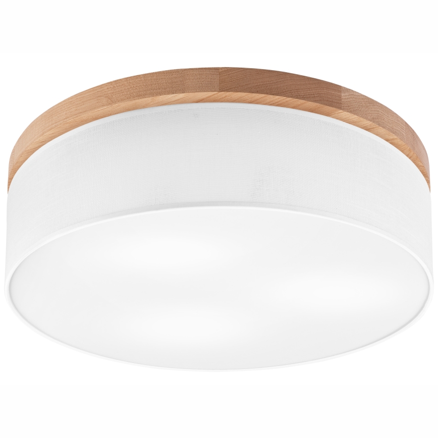 Brilagi - LED Plafón BELLADONNA 3xE27/15W/230V d. 50 cm blanco/roble