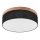 Brilagi - LED Plafón BELLADONNA 3xE27/15W/230V d. 50 cm negro/roble