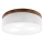 Brilagi - LED Plafón BELLADONNA 3xE27/15W/230V diá. 50 cm blanco/roble cereza