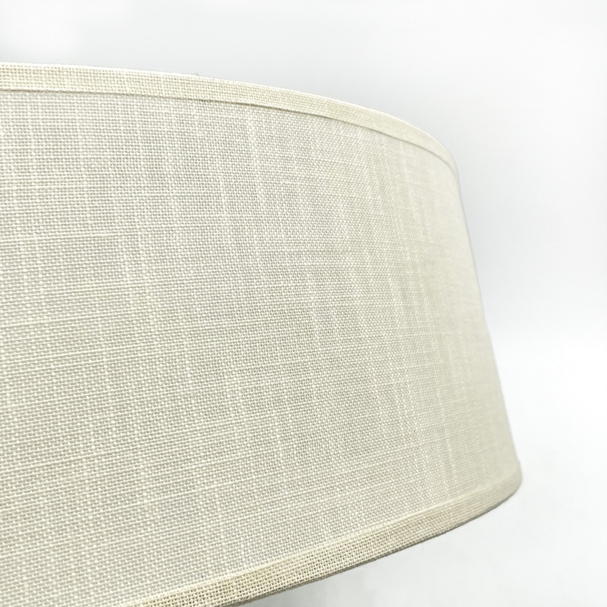 Brilagi - LED Plafón BELLADONNA 3xE27/15W/230V diá. 50 cm color crema/roble