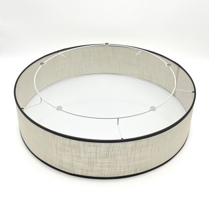 Brilagi - LED Plafón BELLADONNA 3xE27/15W/230V diá. 50 cm color crema/roble