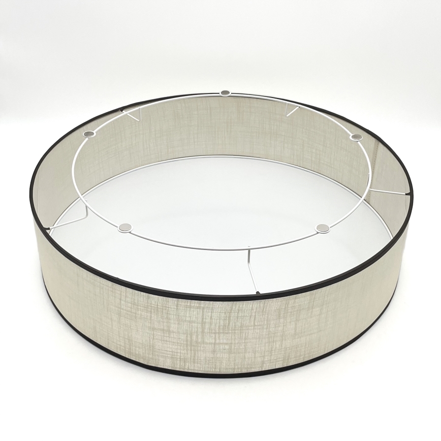 Brilagi - LED Plafón BELLADONNA 3xE27/15W/230V diá. 50 cm color crema/roble
