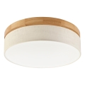 Brilagi - LED plafón BELLADONNA LED/36W/230V diámetro 40 cm crema/roble