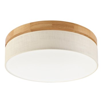 Brilagi - LED plafón BELLADONNA LED/36W/230V diámetro 40 cm crema/roble