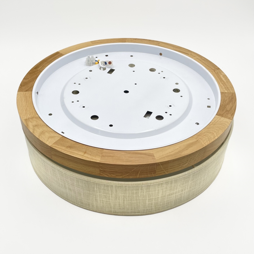 Brilagi - LED plafón BELLADONNA LED/36W/230V diámetro 40 cm crema/roble