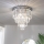 Brilagi - LED Plafón de cristal MOZART 5xE14/40W/230V cromo brillante