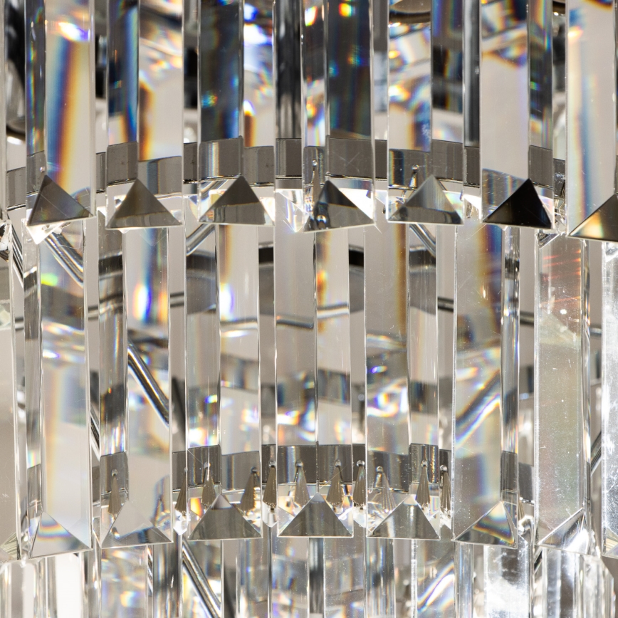 Brilagi - LED Plafón de cristal MOZART 5xE14/40W/230V cromo brillante