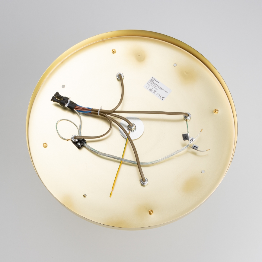 Brilagi - LED Plafón de cristal MOZART 5xE14/40W/230V dorado
