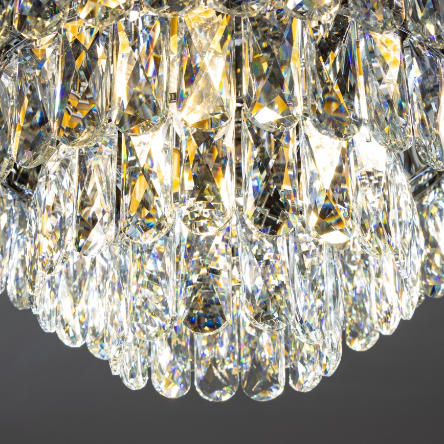 Brilagi - LED Plafón de cristal VELURE 5xE14/40W/230V dorado