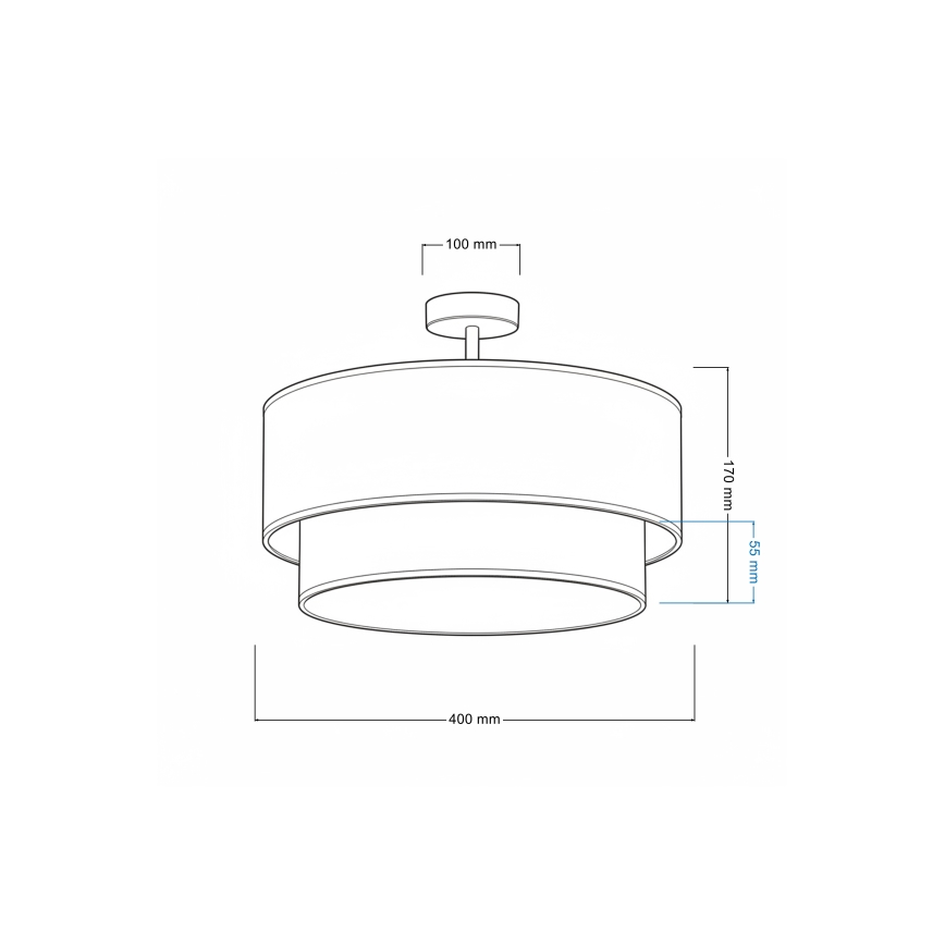 Brilagi - Plafón LED infantil BOBO 1xE27/10W/230V diámetro 40 cm crema/verde/jungla