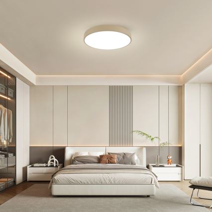 Brilagi - Plafón de techo POOL LED/60W/230V 3000/4500/6000K Ø 60 cm beige