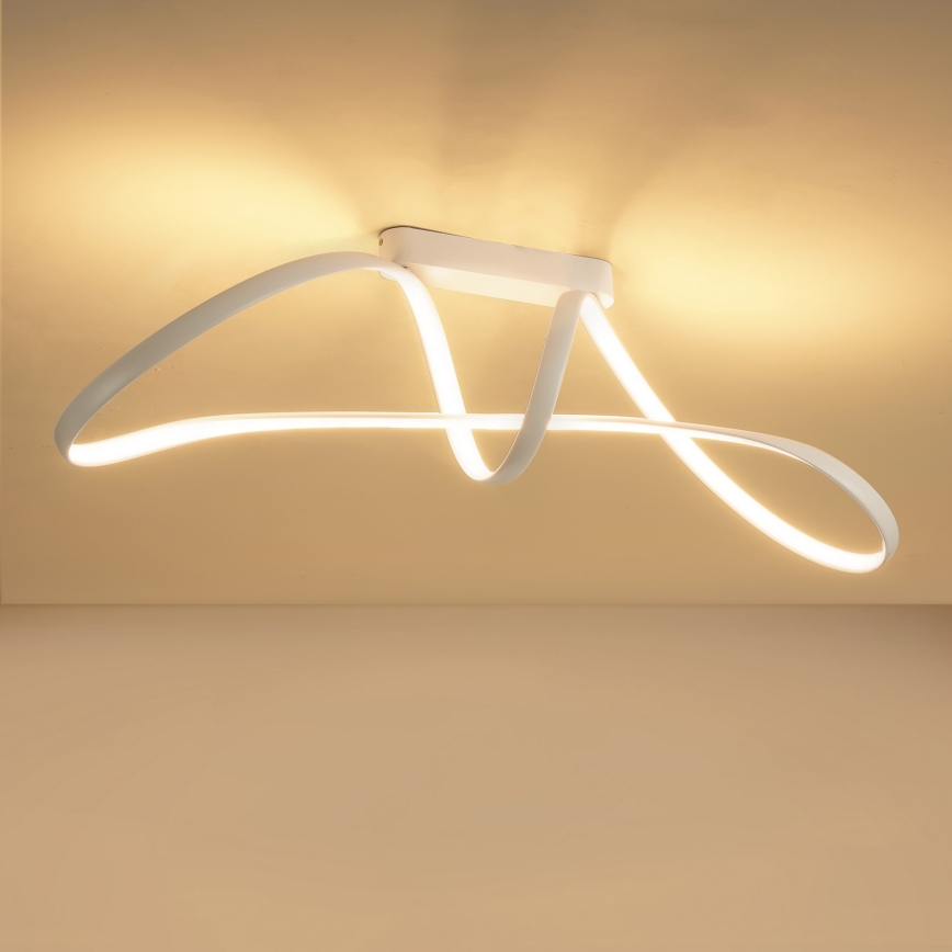 Brilagi - Plafón LED regulable TWISTER LED/60W/230V 3000-6000K blanco + mando a distancia