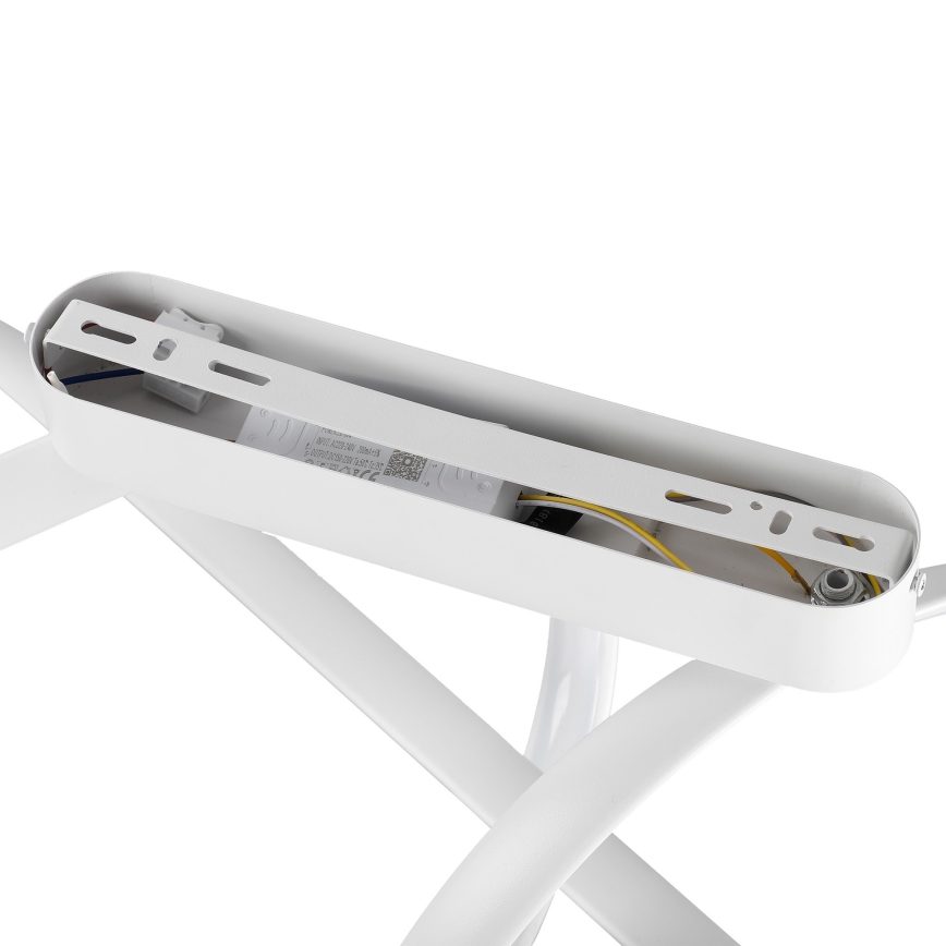 Brilagi - Plafón LED regulable TWISTER LED/60W/230V 3000-6000K blanco + mando a distancia