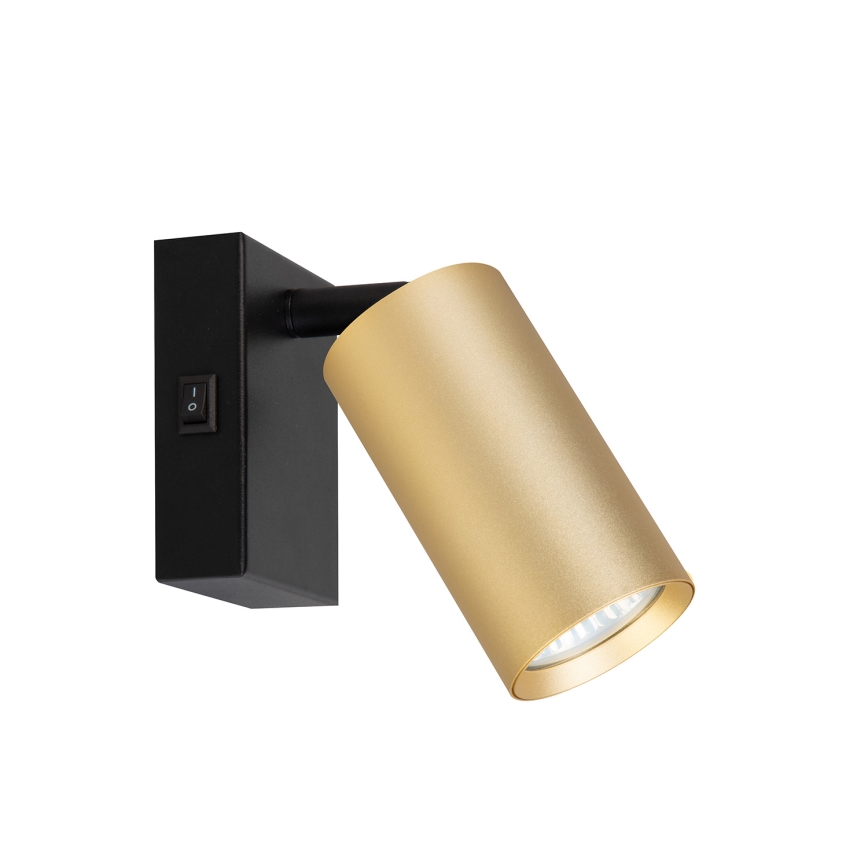 Brilagi - Aplique LED RGBW regulable de pared SELE 1xGU10/6,5W/230V 2700-6500K negro/dorado
