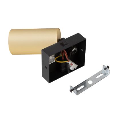 Brilagi - Aplique LED RGBW regulable de pared SELE 1xGU10/6W/230V 3000K negro/dorado