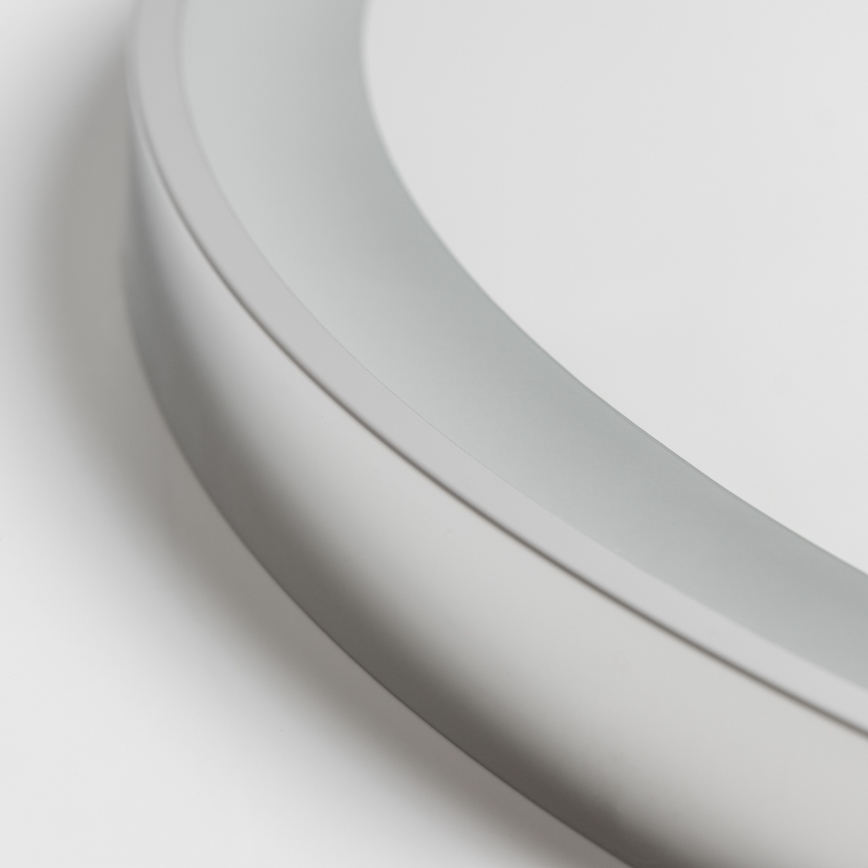 Brilagi - Espejo calefactado para baño LED regulable con retroiluminación ALU PRO LED/18W/230V Ø 60 cm 3000/4000/6500K IP44 cromo brillante CRI 90