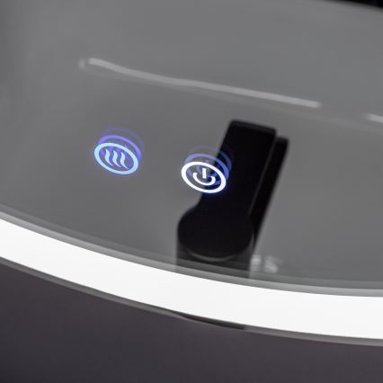 Brilagi - Espejo calefactado para baño LED regulable con retroiluminación ALU PRO LED/18W/230V Ø 60 cm 3000/4000/6500K IP44 cromo brillante CRI 90