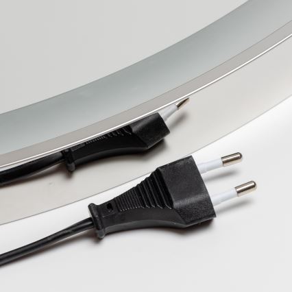 Brilagi - Espejo calefactado para baño LED regulable con retroiluminación ALU PRO LED/18W/230V Ø 60 cm 3000/4000/6500K IP44 cromo brillante CRI 90