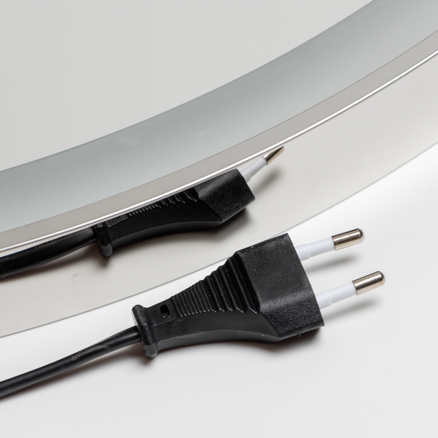 Brilagi - Espejo calefactado para baño LED regulable con retroiluminación ALU PRO LED/18W/230V Ø 60 cm 3000/4000/6500K IP44 cromo brillante CRI 90