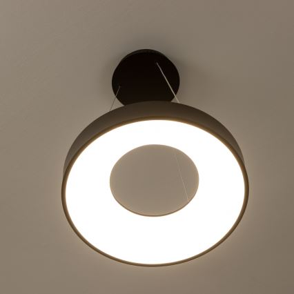 Brilagi - Lámpara colgante LED regulable FALCON II, 67W, 230V, 3000-6500K, Ø 40 cm, negro + mando a distancia