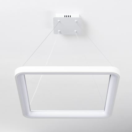 Brilagi - Lámpara colgante LED regulable con cable FALCON SLIM LED/50W/230V 3000-6500K 50x50 cm blanca + mando a distancia
