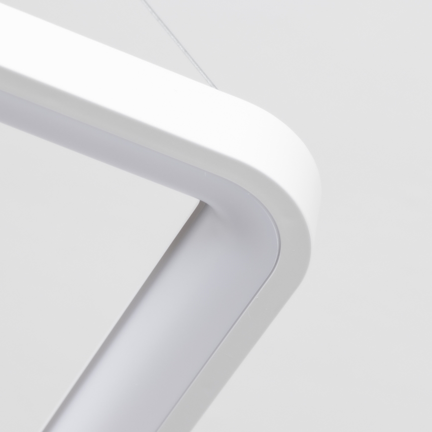 Brilagi - Lámpara colgante LED regulable con cable FALCON SLIM LED/50W/230V 3000-6500K 50x50 cm blanca + mando a distancia