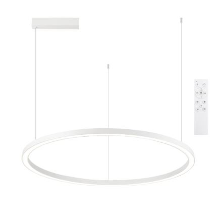Brilagi - Lámpara colgante LED regulable en cable PORTOFINO LED/60W/230V 3000-6000K Ø 80 cm blanca + mando a distancia