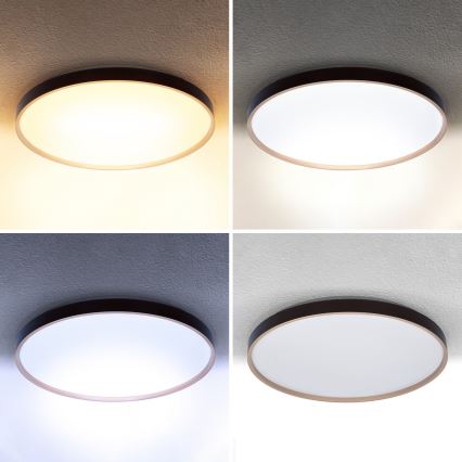 Brilagi - Lámpara de techo LED regulable CALA, 60 W/230 V, 3000-6500 K, diámetro 58 cm + mando a distancia